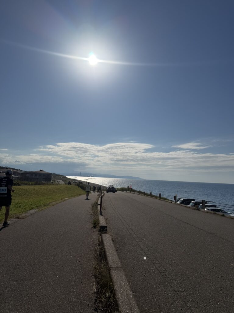 くびき野100kmのエイドの様子